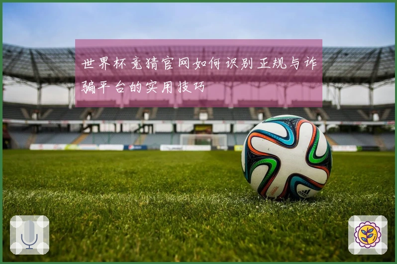世界杯竞猜官网如何识别正规与诈骗平台的实用技巧