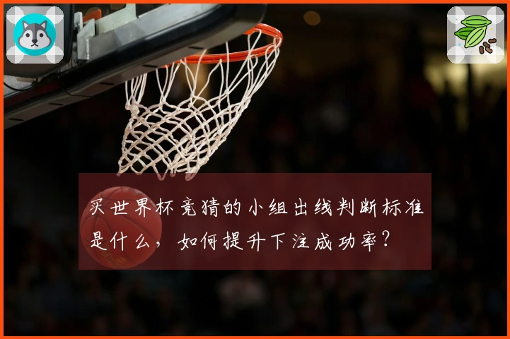 买世界杯竞猜的小组出线判断标准是什么，如何提升下注成功率？