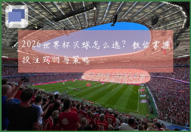 2026世界杯买球怎么选？教你掌握投注窍门与策略